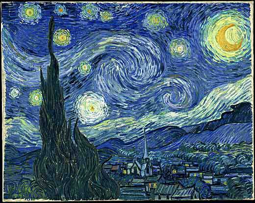 Starry Night-Vincent Van Gogh's Impressionist Painting