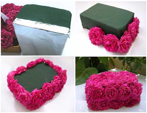 DIY Tutorial on Gifting Roses Box or Making a Floral Centerpiece