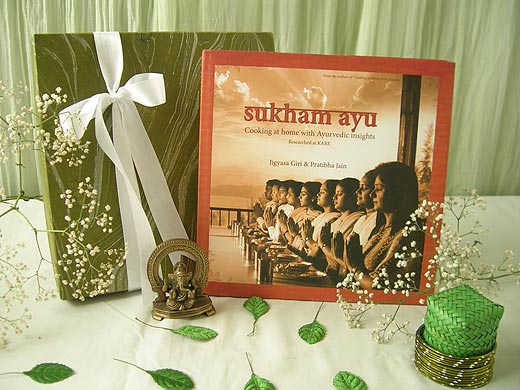 Sukham Ayu - A Comprehensive Cookbook laced with Wisdom of Ayurveda