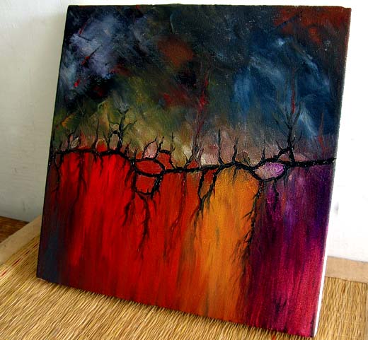Impressionist Oil Painting "Deep Rooted" in Oil Media