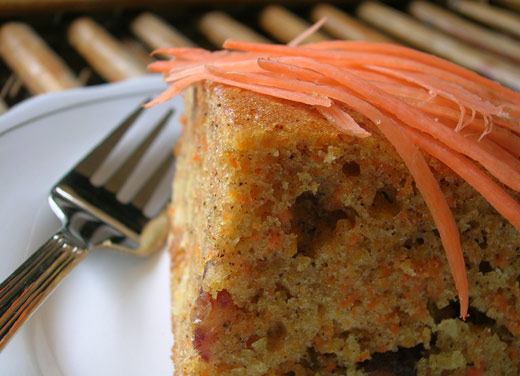 Carrot Cake - A healthy, tasty, home made dessert